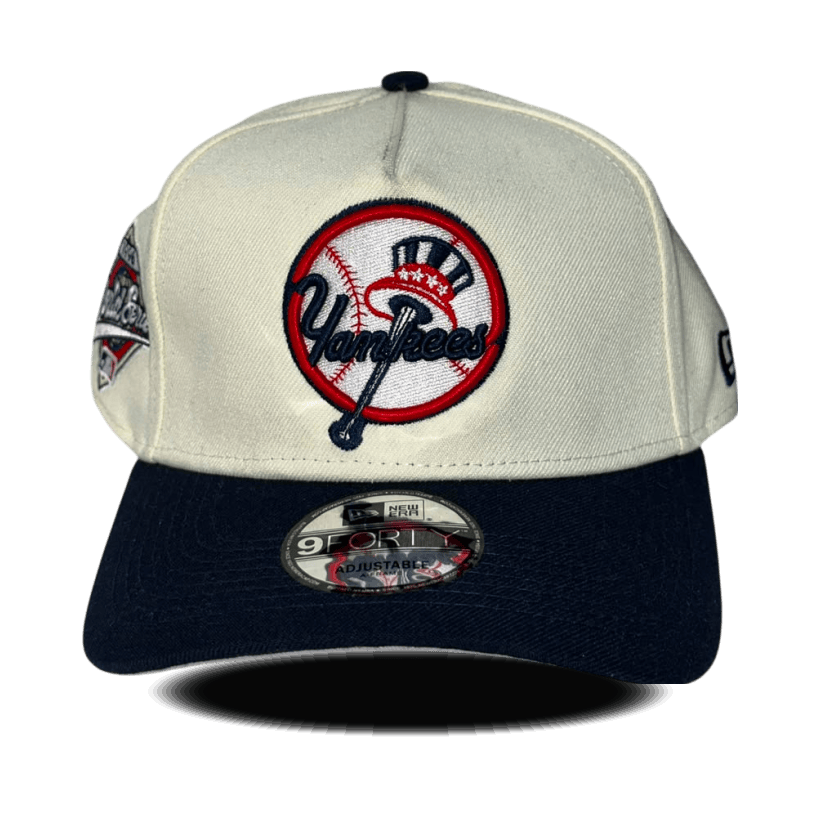 Gorra Yankees Escudo Crema