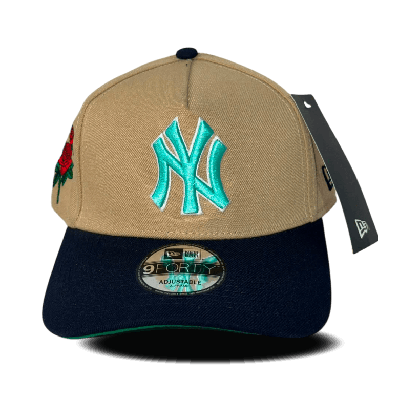 Gorra Yankees Turquesa Camel
