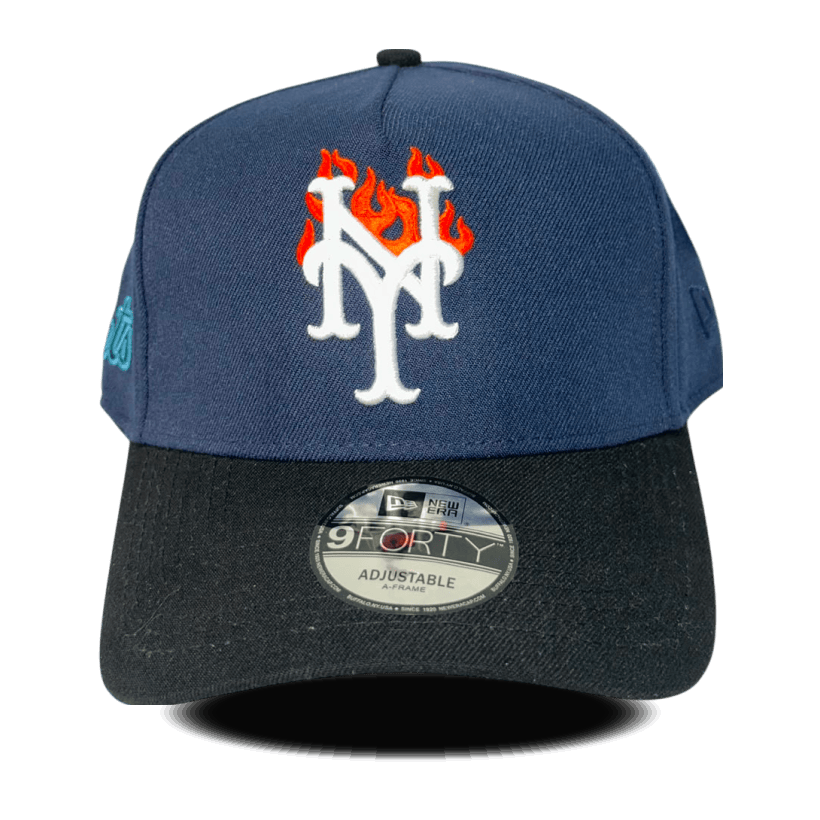 Gorra Mets en Llamas Azul