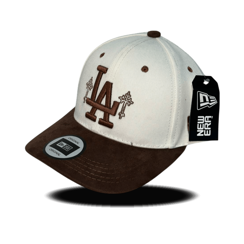 Gorra Dodgers Cruces Crema